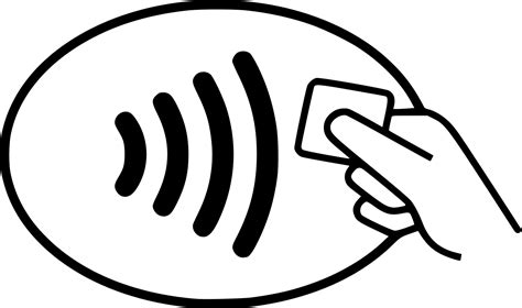 blank contactless card|symbol for contactless card.